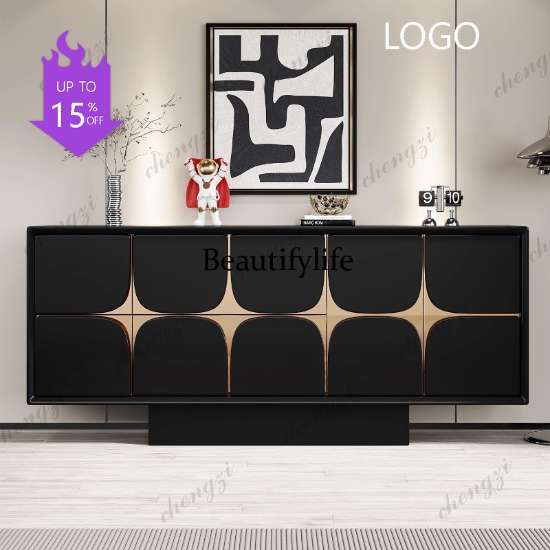 Storage - D1089 Armário de luxo leve italiano,