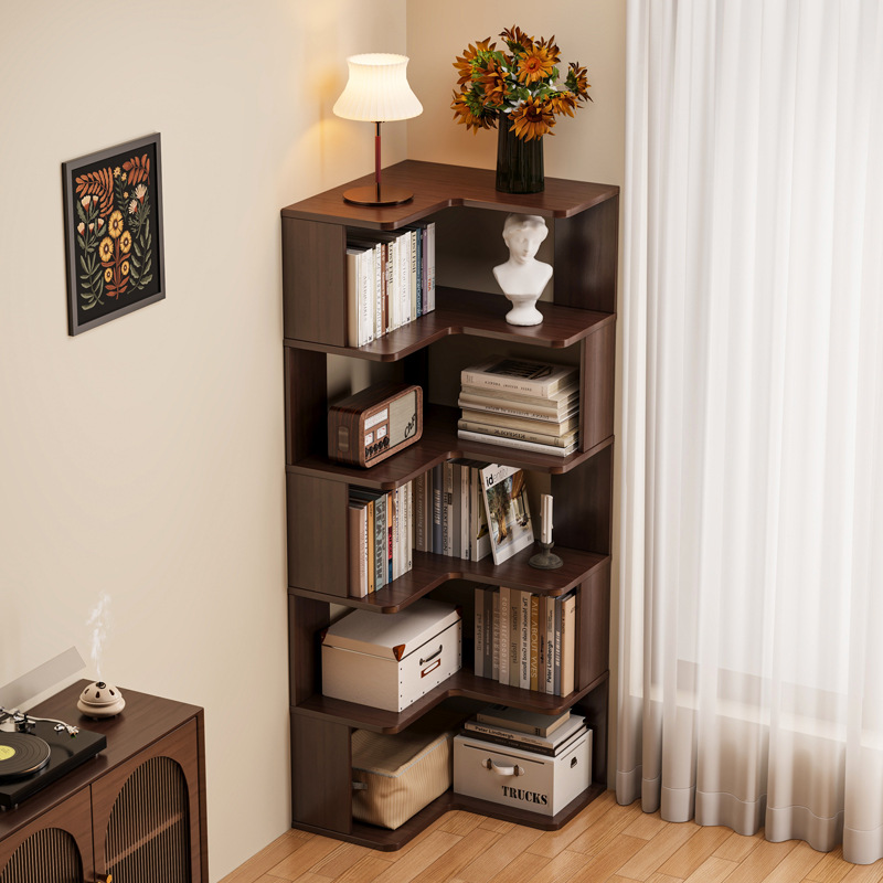 Storage - Estante de canto em madeira maciça