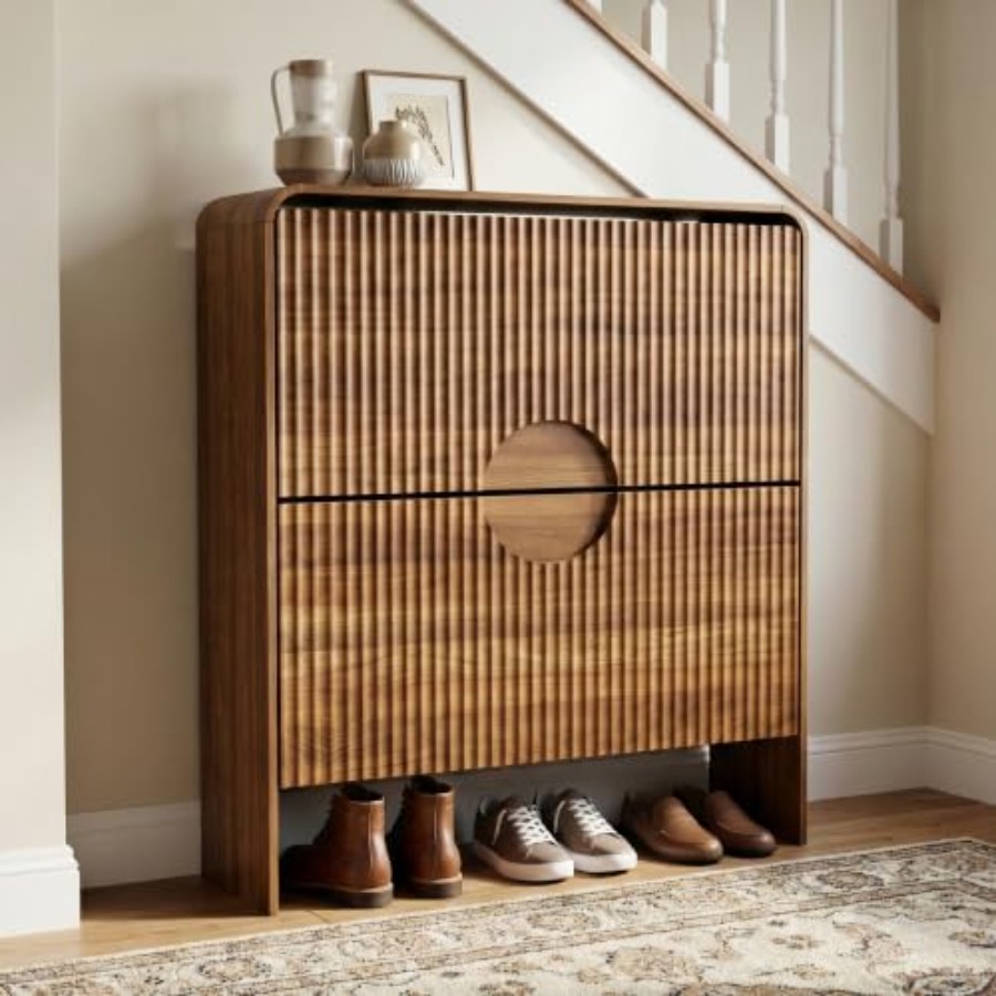 Shoe Rack Cabinet Narrow Entryway - Armário de Sapatos Estreito para Hall