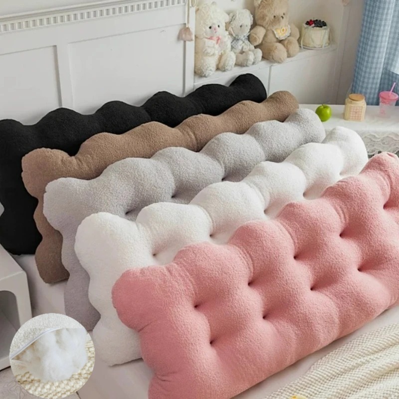 Headboard Cushion Backrest Tatami - Almofada de Cabeceira em Tecido Teddy