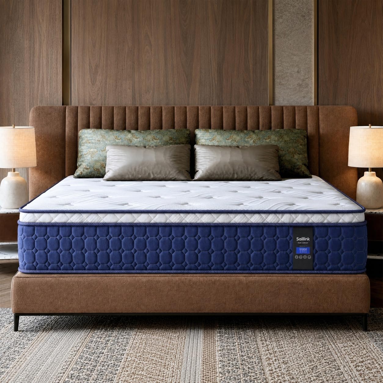 Memory Foam Mattress In A Box Queen - Colchão Queen Size, Colchão Híbrido de