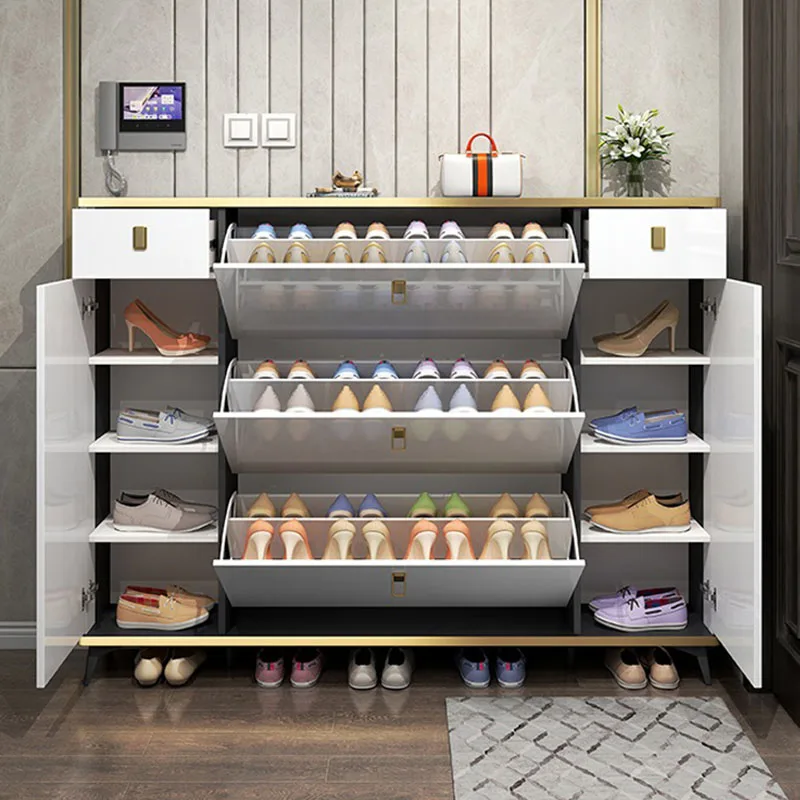 Armários de sapato estreitos u - Shoe Rack Cabinet Narrow Entryway avaliação e preço
