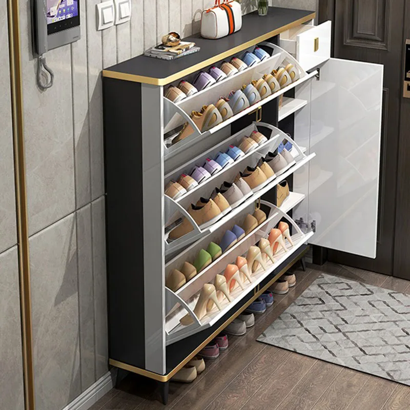 Armários de sapato estreitos u - Shoe Rack Cabinet Narrow Entryway avaliação e preço