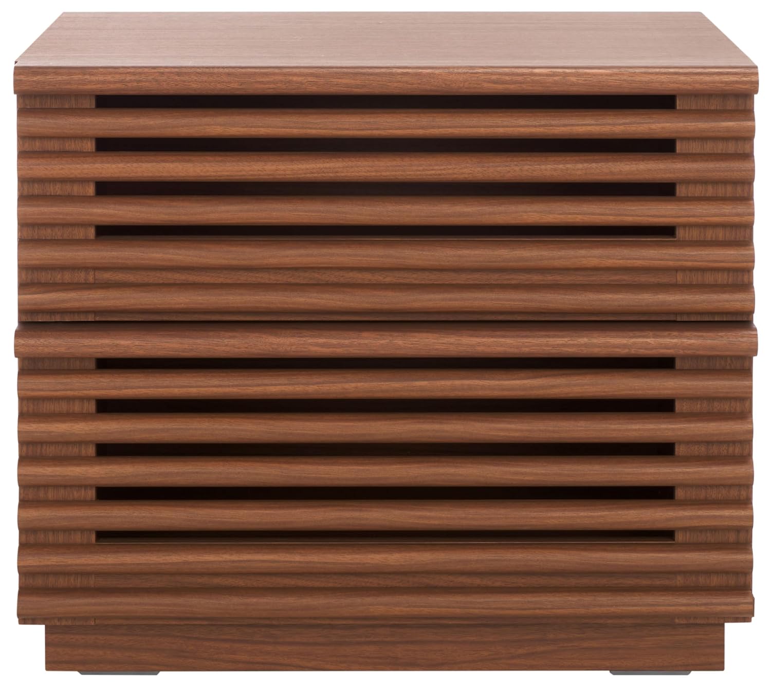 Mesa de cabeceira Averi, em ma - Solid Wood Nightstand 2 Drawers avaliação e preço