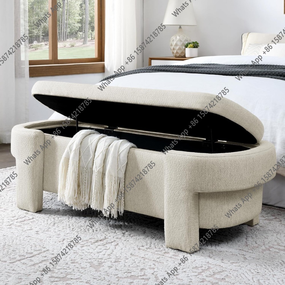 Banco de Armazenamento Oval Gr - Bedroom Furniture avaliação e preço