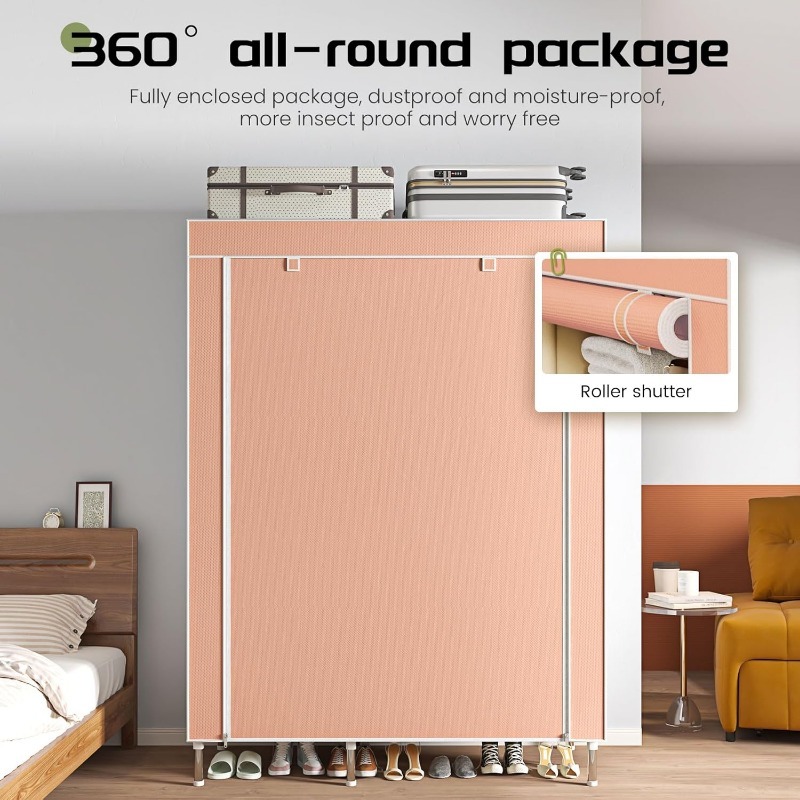 Guarda-roupa portátil, organiz - Wardrobe Closet Portable Fabric Cover avaliação e preço