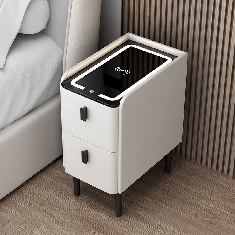Mesa de Cabeceira de Estilo Nó - Solid Wood Nightstand 2 Drawers avaliação e preço