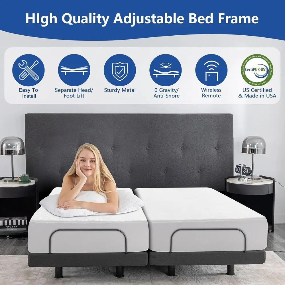 Cama Elétrica Ajustável Queen  - Memory Foam Mattress In A Box Queen avaliação e preço