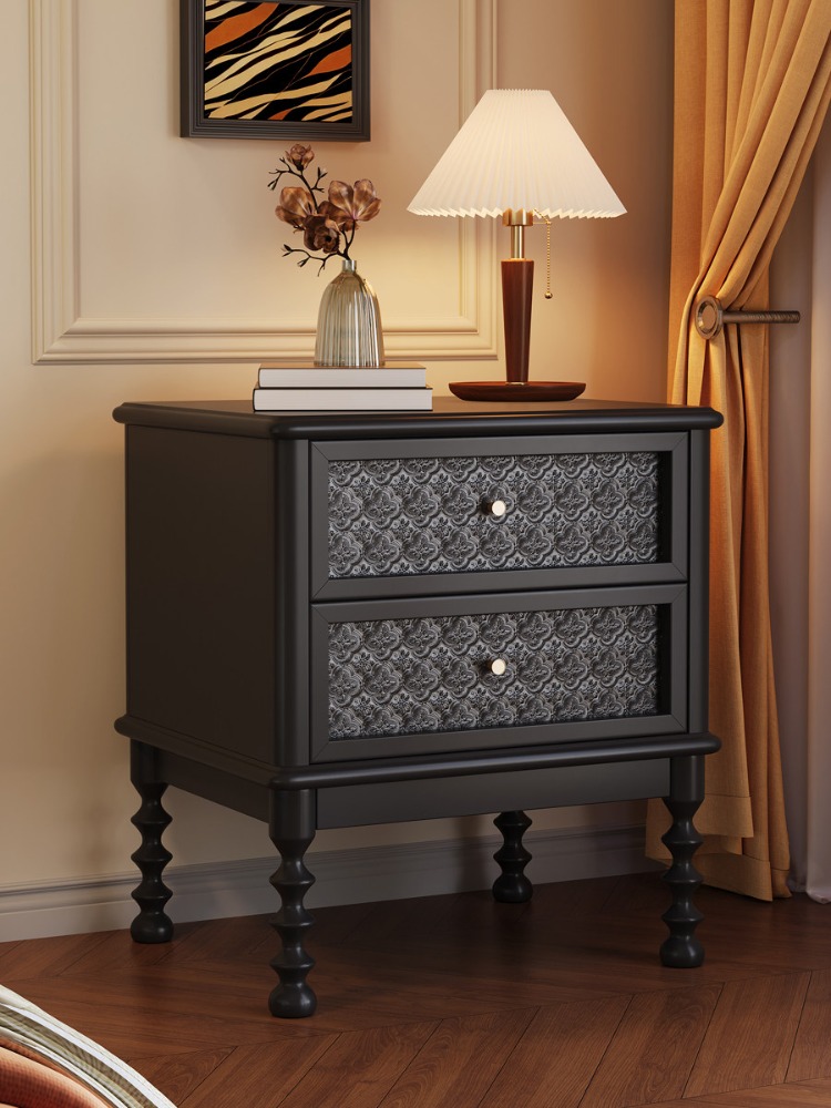 Mesas de cabeceira vintage, vi - Solid Wood Nightstand 2 Drawers avaliação e preço