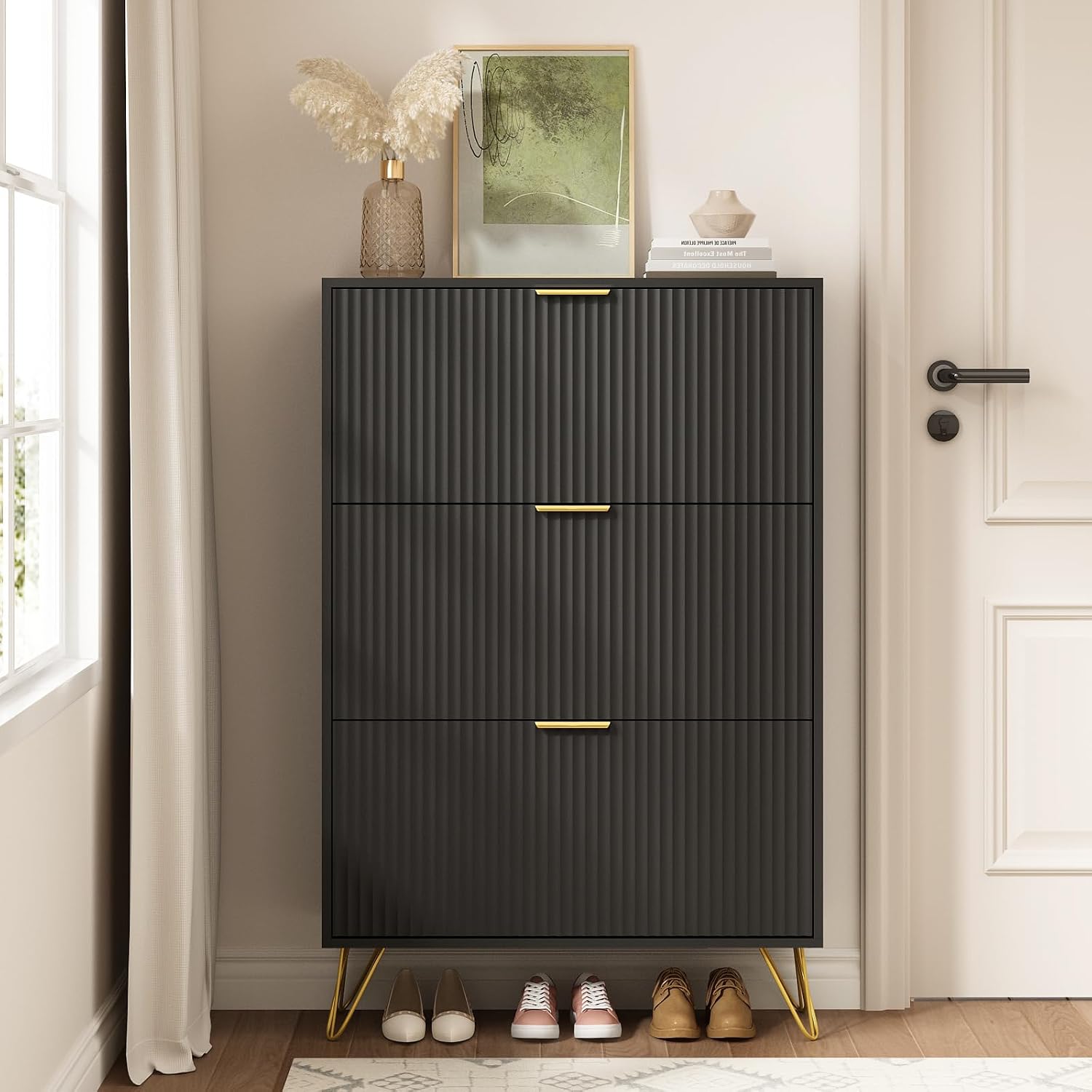 Armário de Sapatos Estreito co - Shoe Rack Cabinet Narrow Entryway avaliação e preço