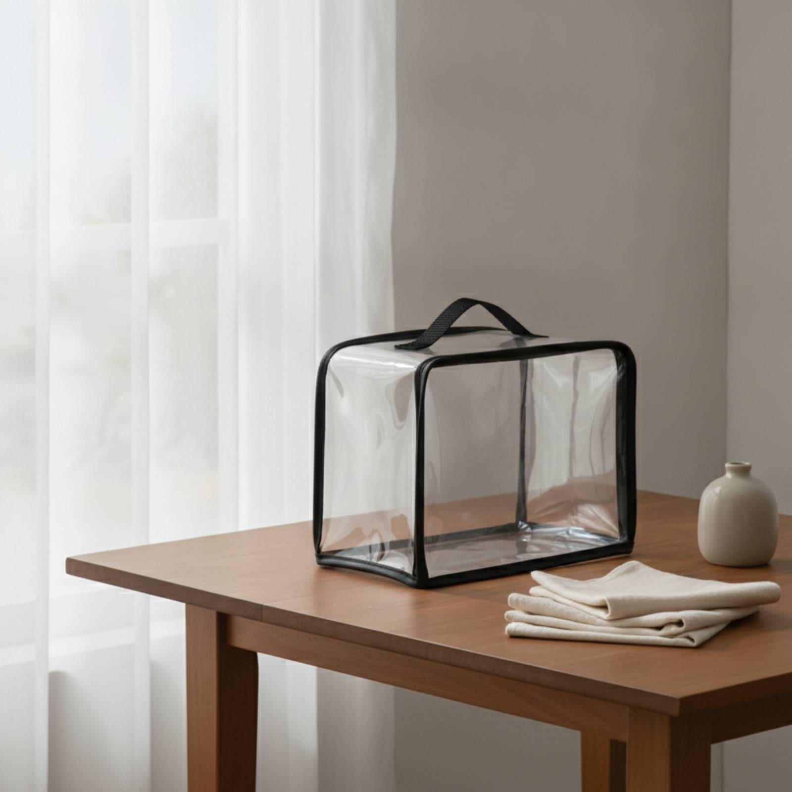 Capa Protetora Transparente pa - Wardrobe Closet Portable Fabric Cover avaliação e preço