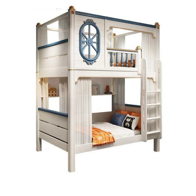 -Para beliche de móveis de qua - Bunk Bed With Stairs And Slide avaliação e preço