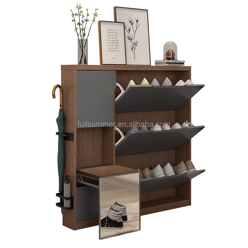 Armário de Sapatos Slim, Rack  - Shoe Rack Cabinet Narrow Entryway avaliação e preço