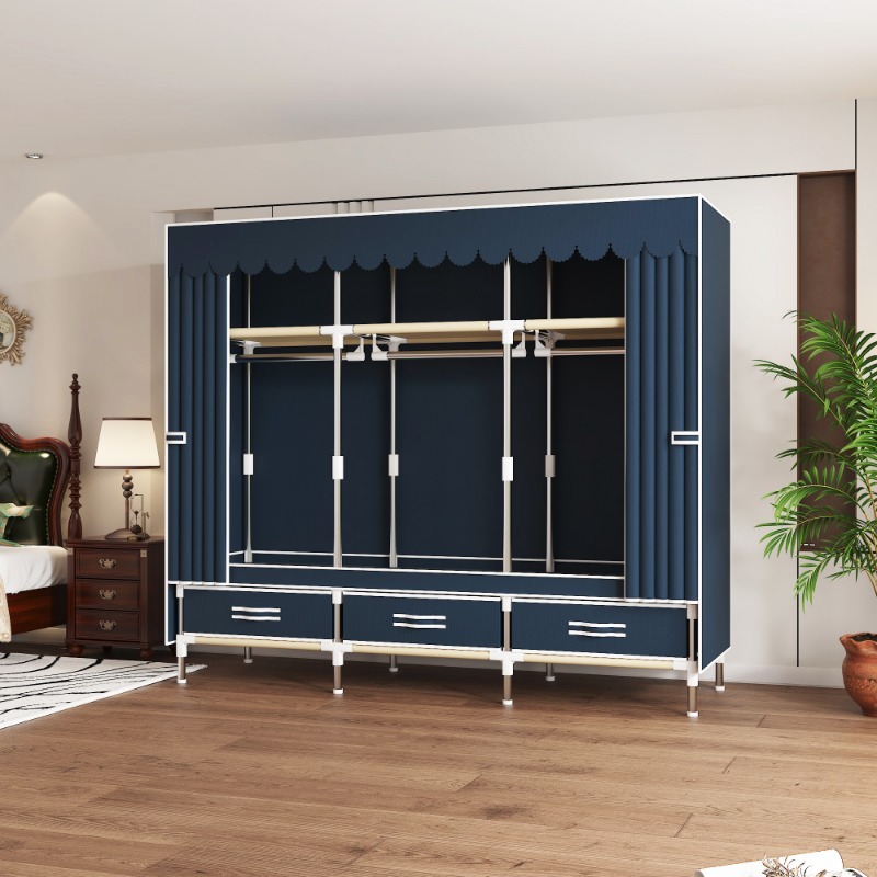 Armário de tecido de 65 polega - Wardrobe Closet Portable Fabric Cover avaliação e preço