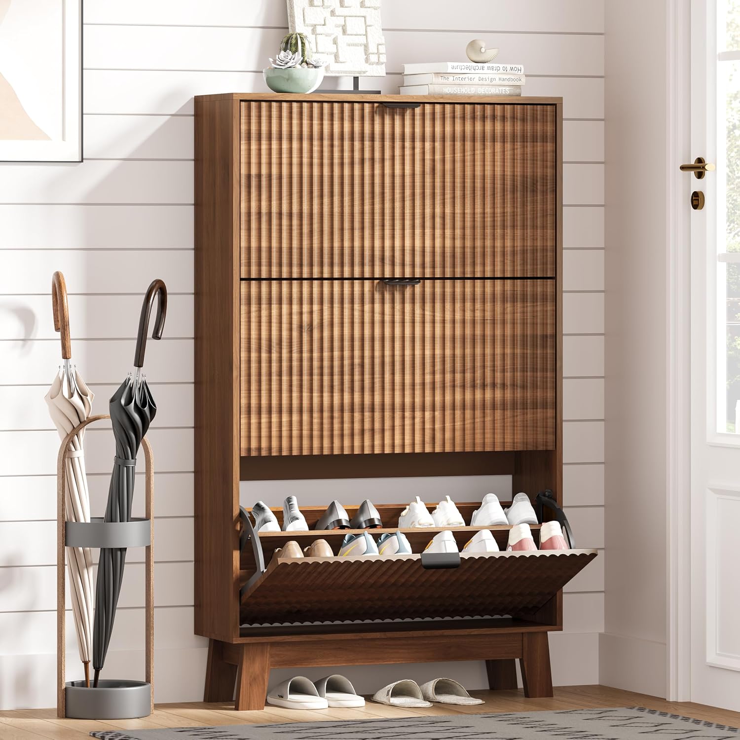 Armário de Sapatos para Hall d - Shoe Rack Cabinet Narrow Entryway avaliação e preço
