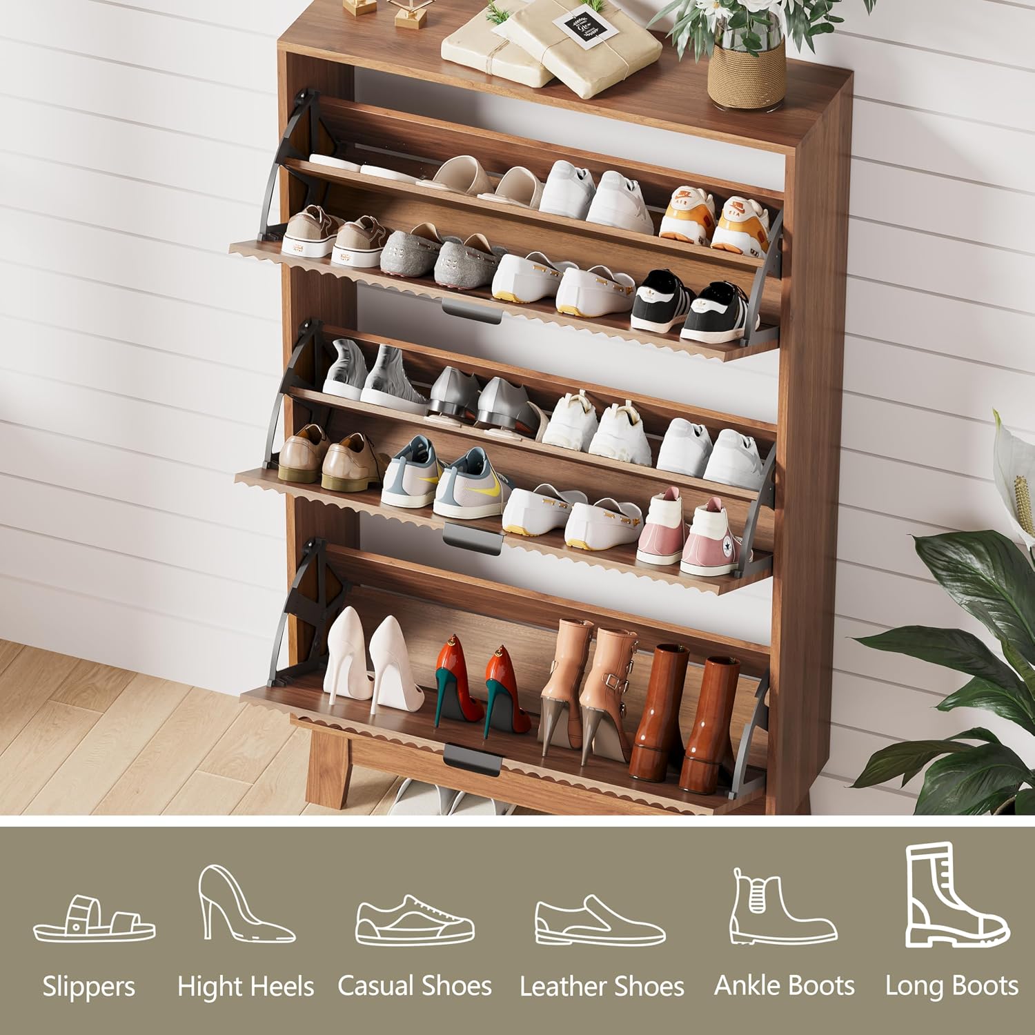 Armário de Sapatos para Hall d - Shoe Rack Cabinet Narrow Entryway avaliação e preço