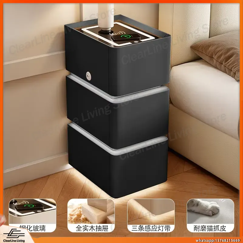 Mesa de Cabeceira Flutuante Ul - Floating Nightstand With Led Light avaliação e preço
