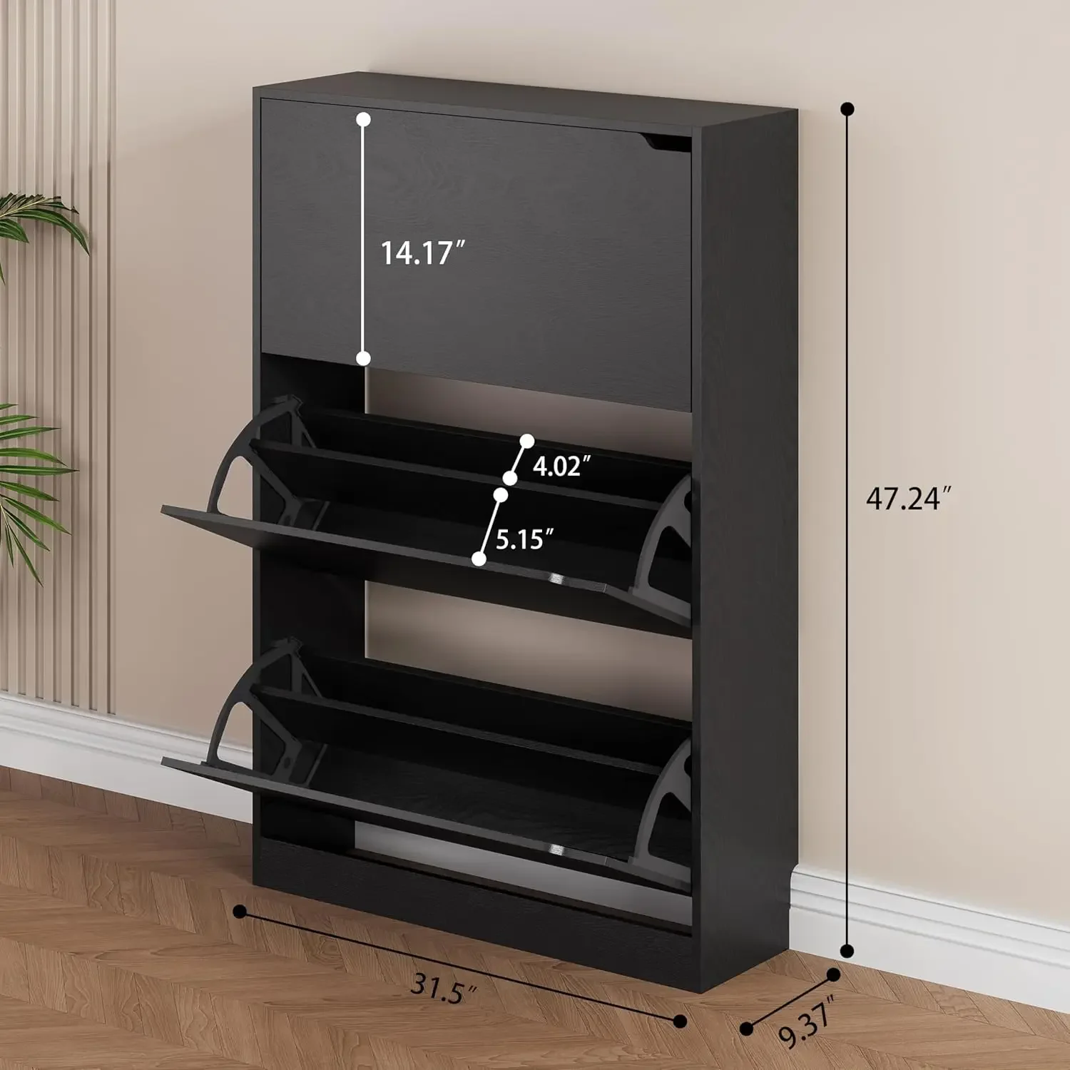 Armário para Armazenamento de  - Shoe Rack Cabinet Narrow Entryway avaliação e preço